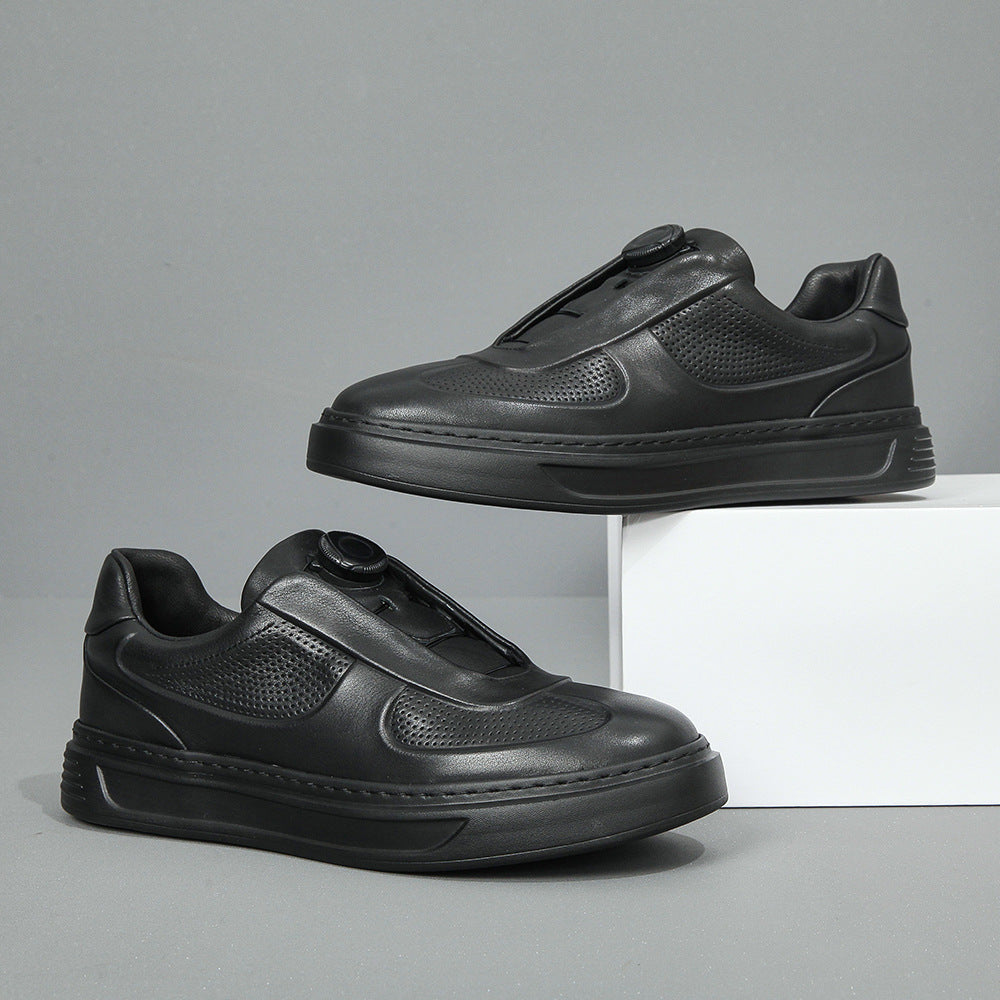 Men's Trendy Affordable Luxury Slip-on Rotating Buckle Sneakers