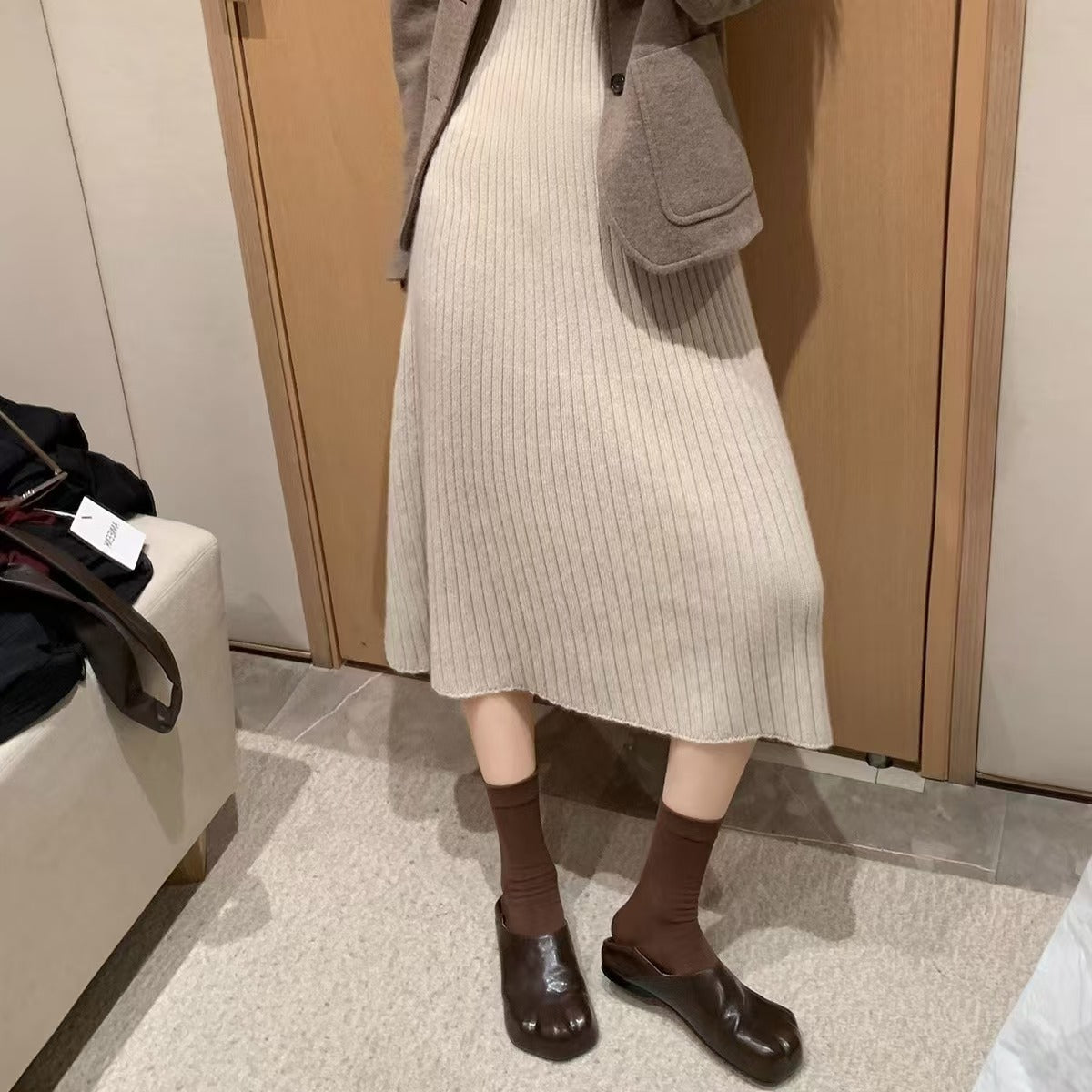 Women's Cat's Paw Soft Surface Step-on Two-way Wear Super Women's Shoes