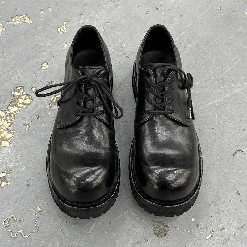 Women's & Men's Year Handmade Genuine Bottom Horse Washed Loafers