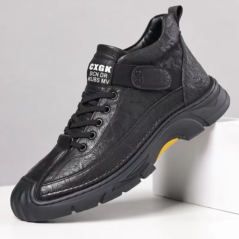 Men's Cotton Winter Fleece-lined Thickened Real Trend Men's Shoes