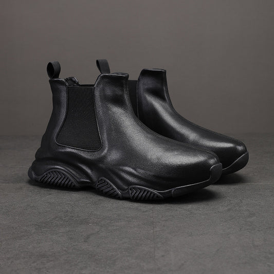 Men's Trendy Slip-on Chelsea Height Increasing Insole Boots