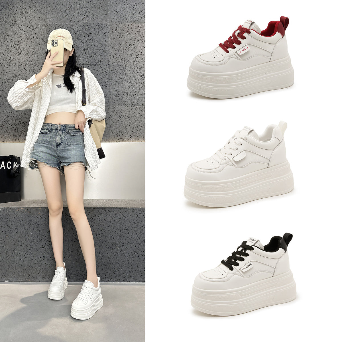 Women's Hidden White Super Popular Dress Small Women's Casual Shoes