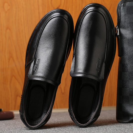 Men's British Style Soft Bottom Breathable For Leather Shoes