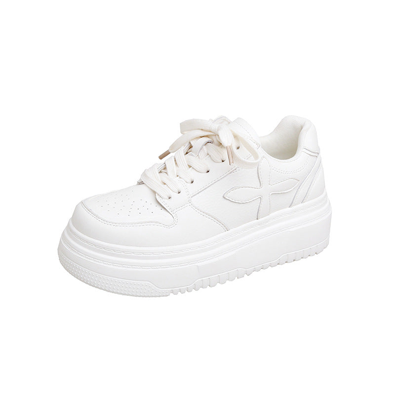 Women's Fit Round Toe Board Thick Sole Casual Shoes
