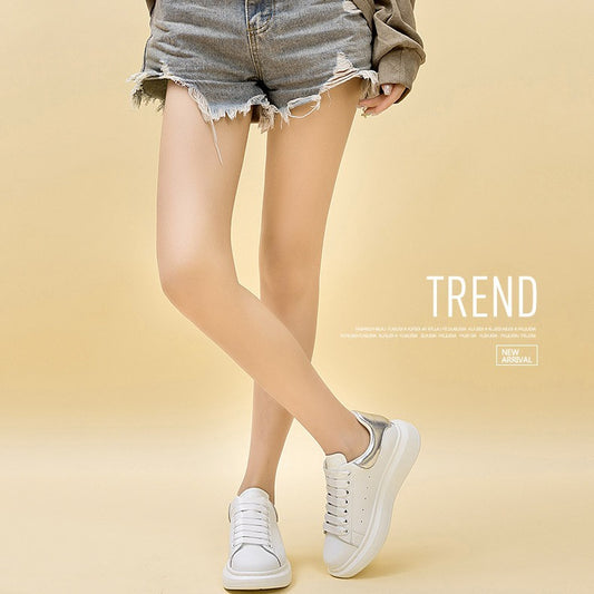 Platform White Small Fashion Trend Retro Casual Shoes