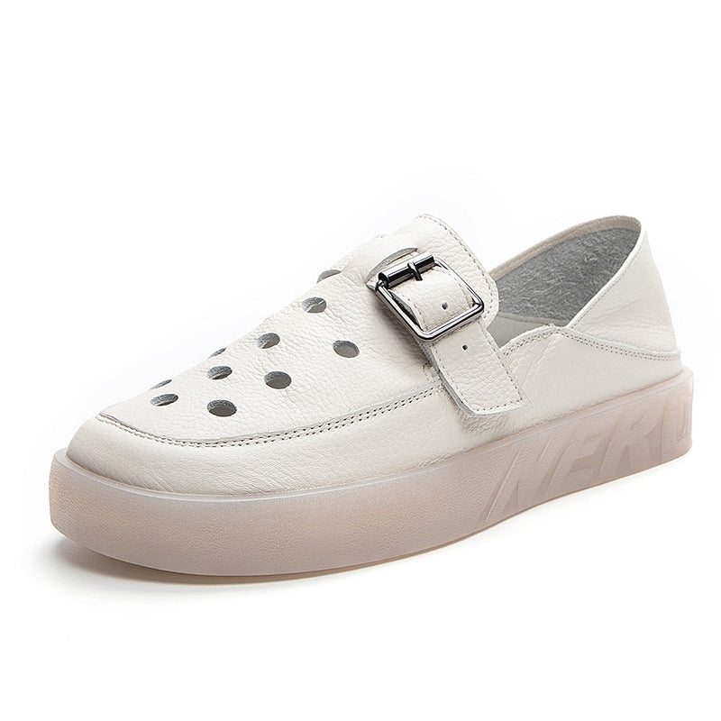 Women's Maternity Closed Toe Nurse Two-way Flat Sandals
