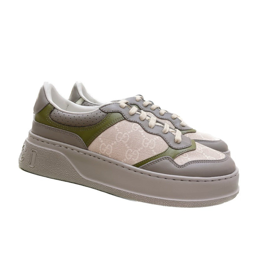 Platform White Height Increasing Leisure Male Casual Shoes