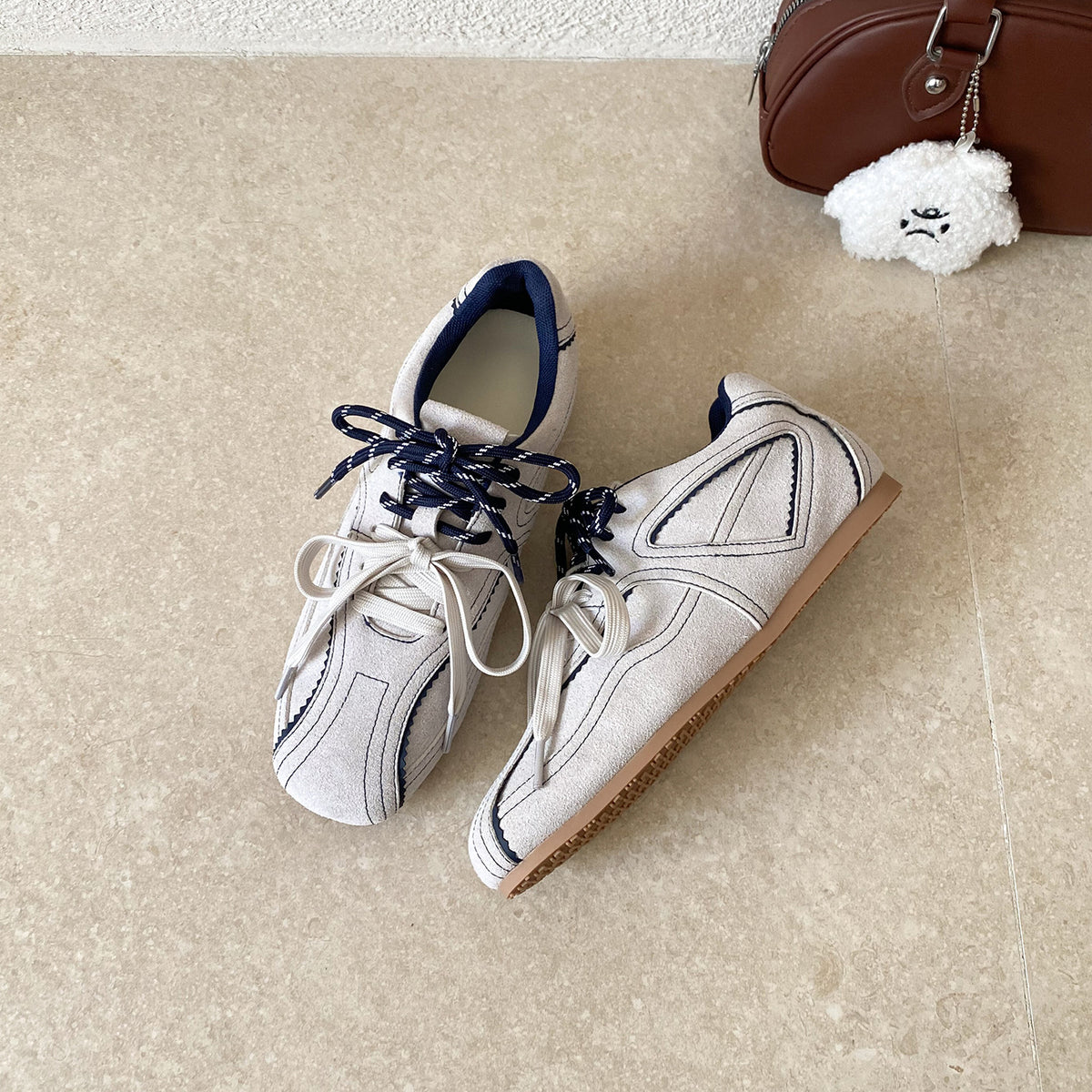 Women's Cow Suede Popping Candy Red Ballet Women's Sports Shoes