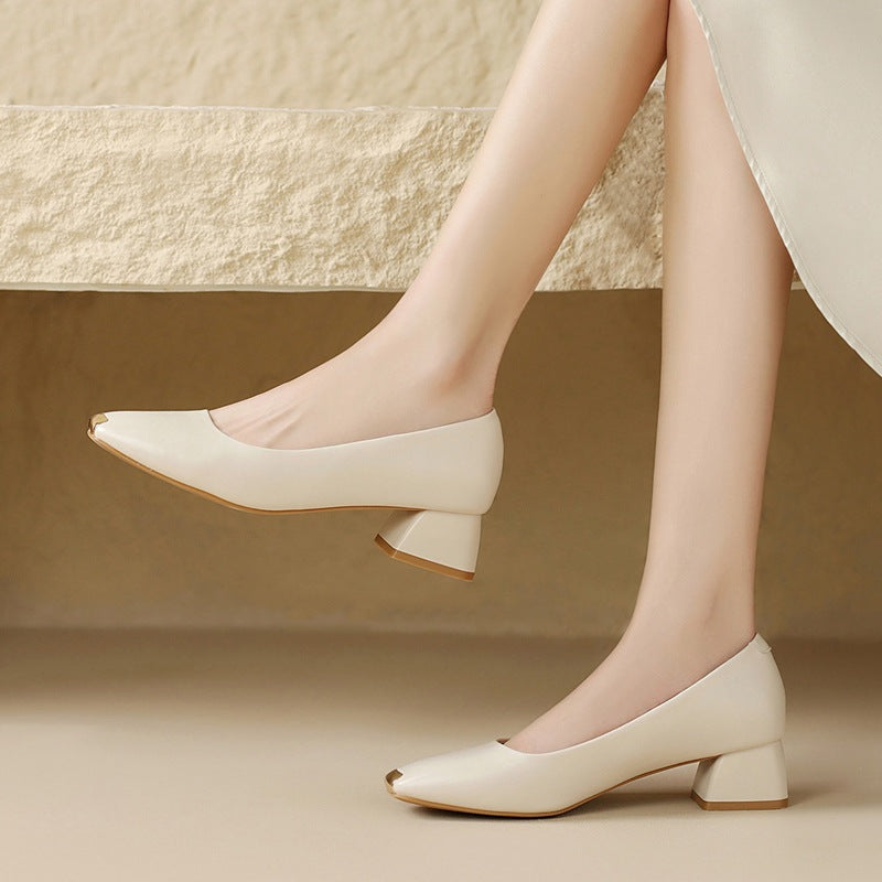 Women's Low-cut Pumps Chic Small Lazy Loafers
