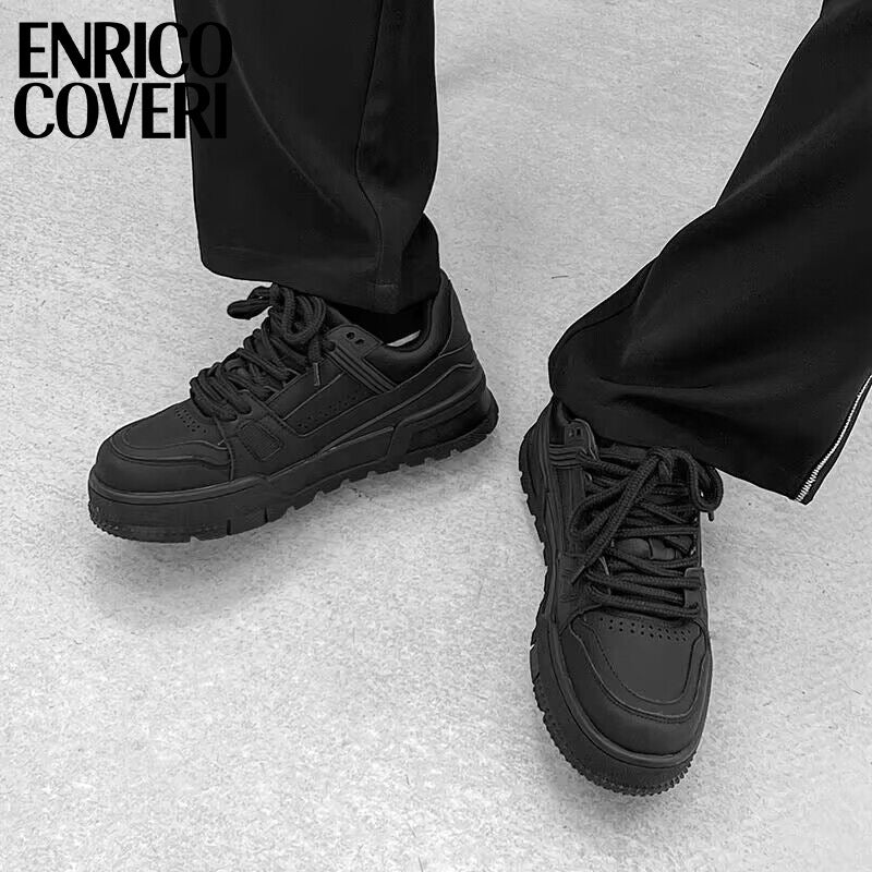 Men's Genuine Cowhide National Fashion Versatile Flat Casual Shoes