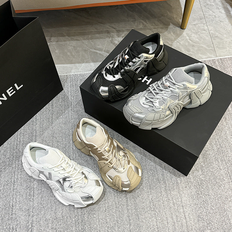 Women's European Octopus Dad Mesh Breathable Platform Casual Shoes