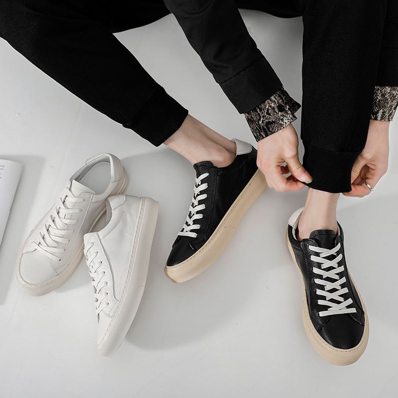 Men's Genuine Made Korean Trendy Spring Breathable Flat Sneakers