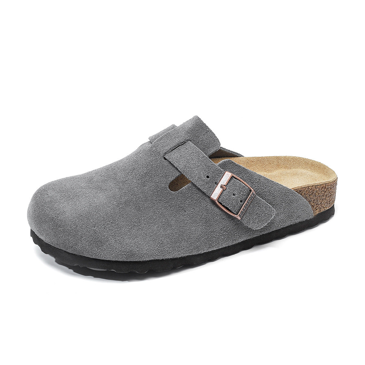Women's & Men's Real Cork Full Cowhide Genuine Platform Slippers