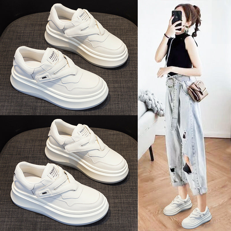 Women's Thick-soled White With Sole Sports Fashion Casual Shoes