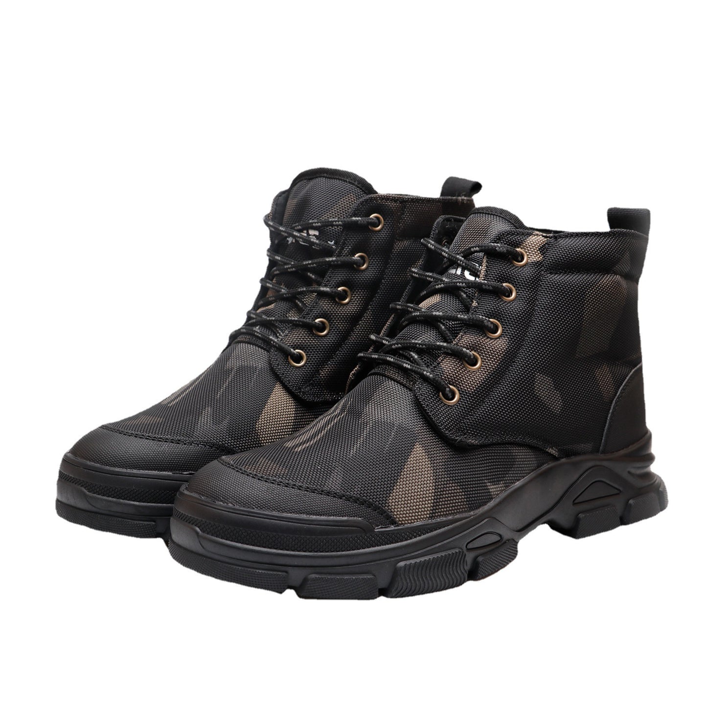 International Outdoor Wool Round Toe Floral Boots