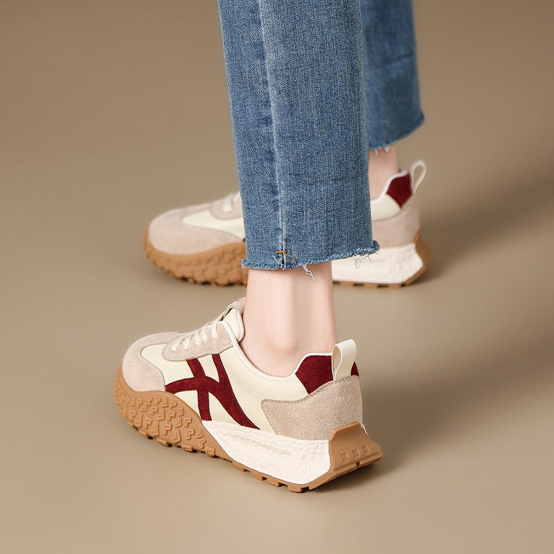 Retro Daddy Cortez Spring Platform Lightweight Moral Sneakers