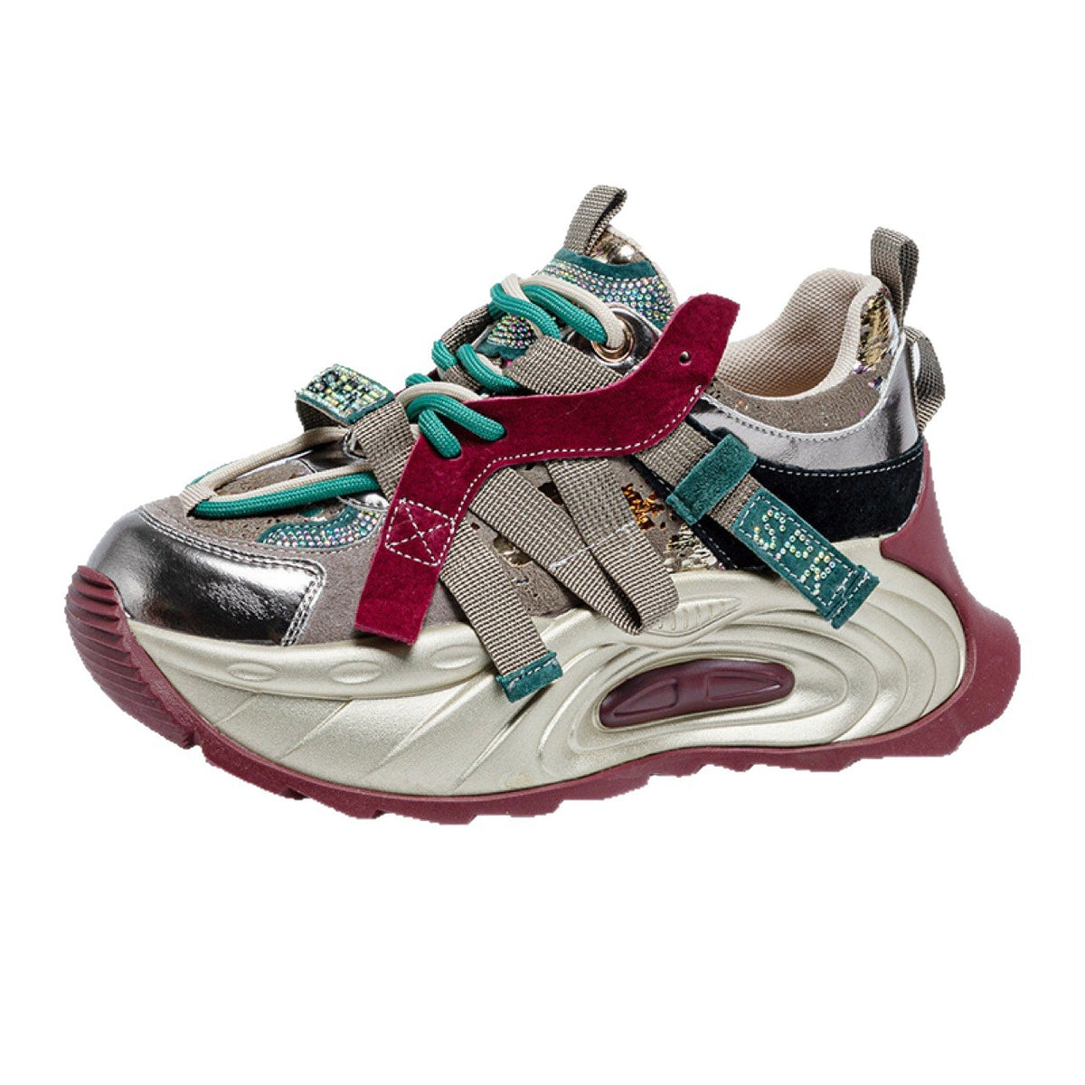 Women's Goods Colorful Dad Trendy Cool Genuine Retro Women's Shoes
