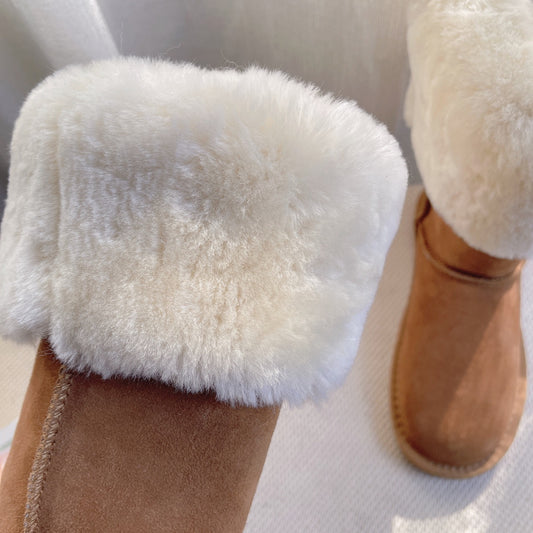 Women's Miss Fur Winter Veet Padded Slimming Snow Boots