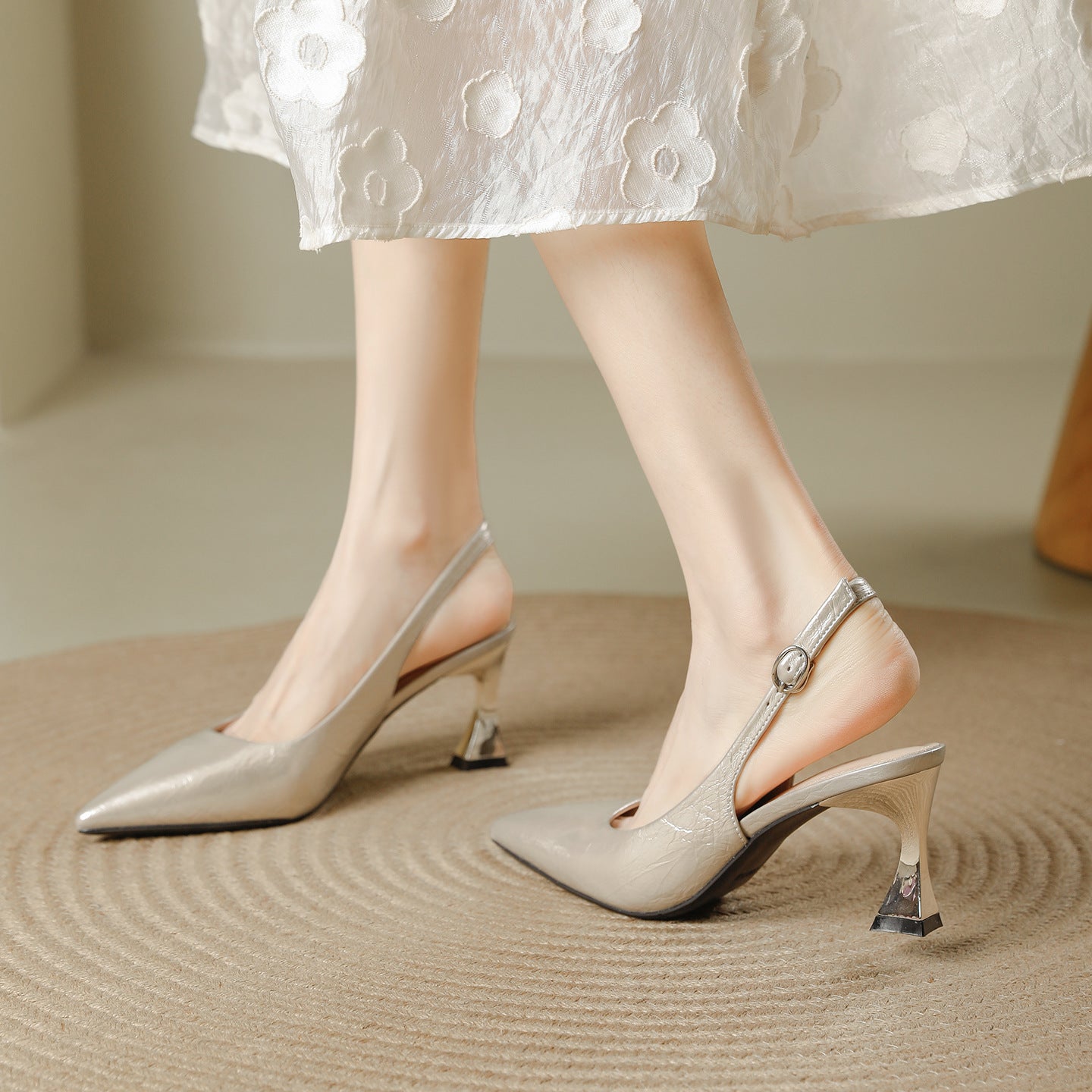 Women's Stiletto Summer Comfortable Dress French Style Heels