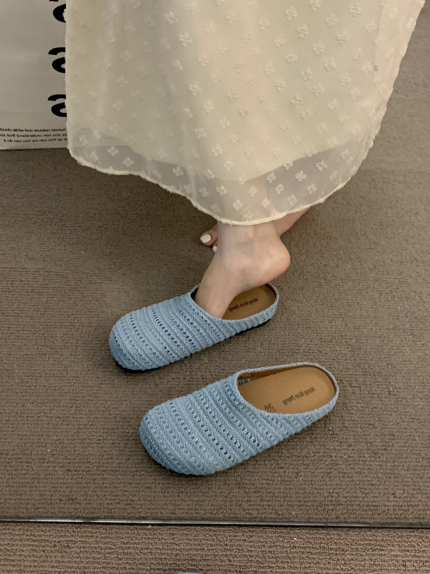 Women's Bottom Bohemian Outdoor Vacation Slip-on Toe Cap Slippers