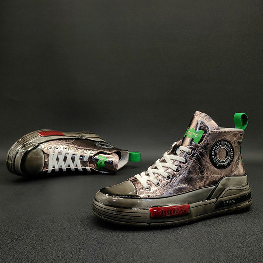 Men's Light Luxury Glue Fashion Heighten Sneakers