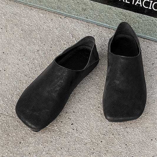 Style Fashionable Closed Toe Half Slip-on Sandals