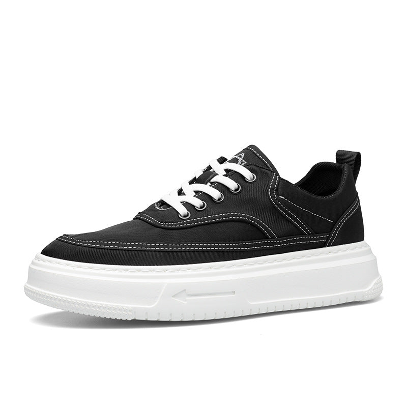 Men's Cloth One Pedal Thick Sole Light Canvas Shoes