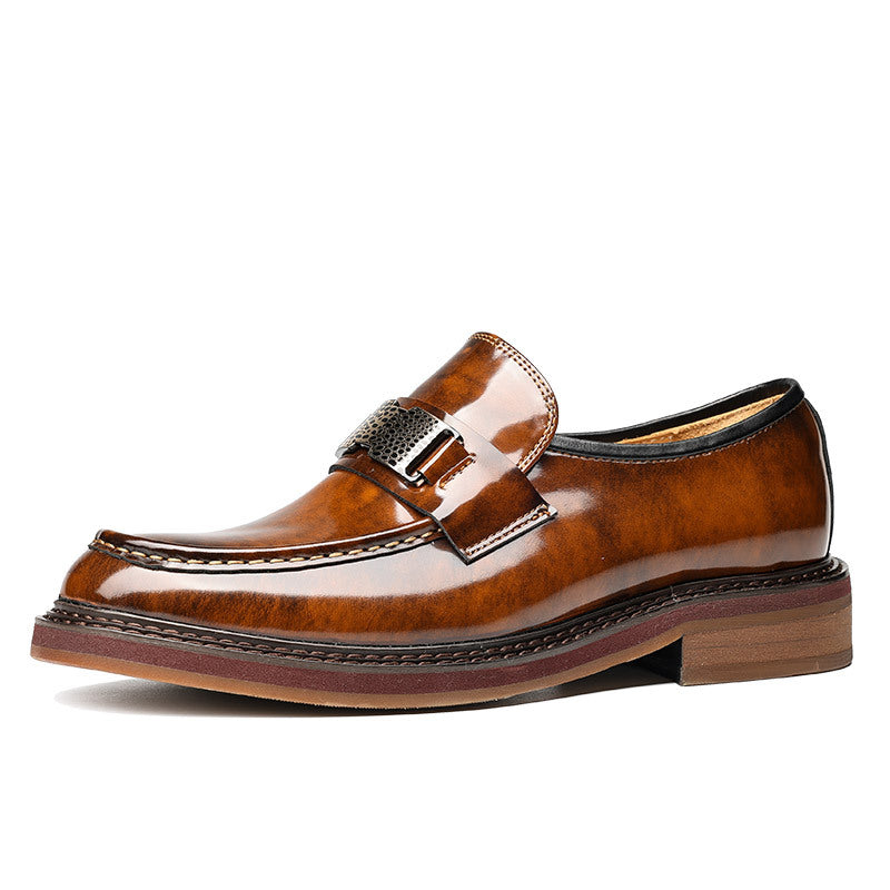 Men's Cow Lining Business British Style Tendon Loafers