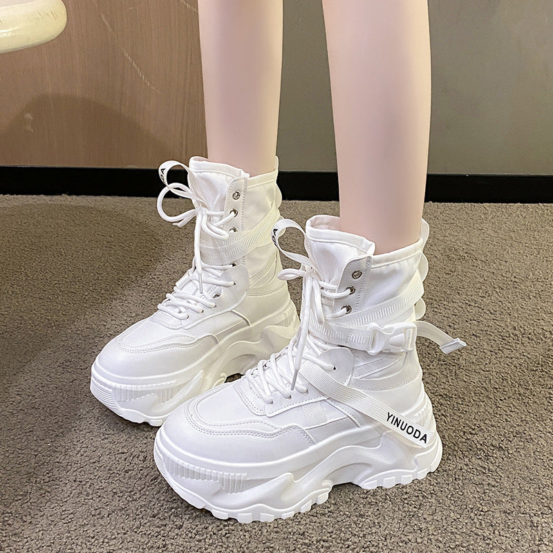 Women's Roman Style Spring Korean Platform Height Casual Shoes