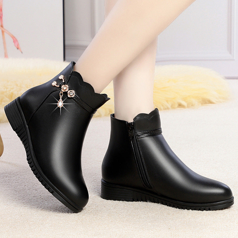 Women's Winter Low Flat Soft Soled Veet Women's Shoes