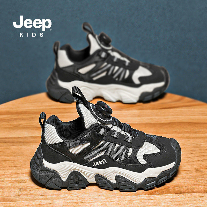 Boy's Autumn Breathable Mesh Sports Comfortable Kid's Sneakers