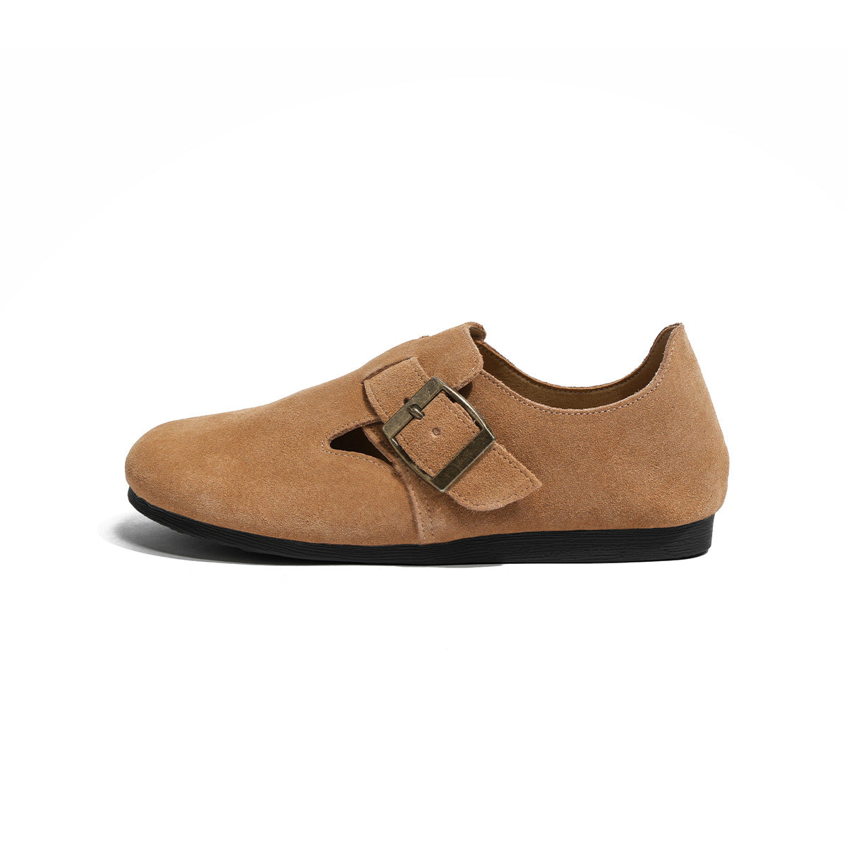 Women's Full Cowhide Retro With Two-step For Casual Shoes
