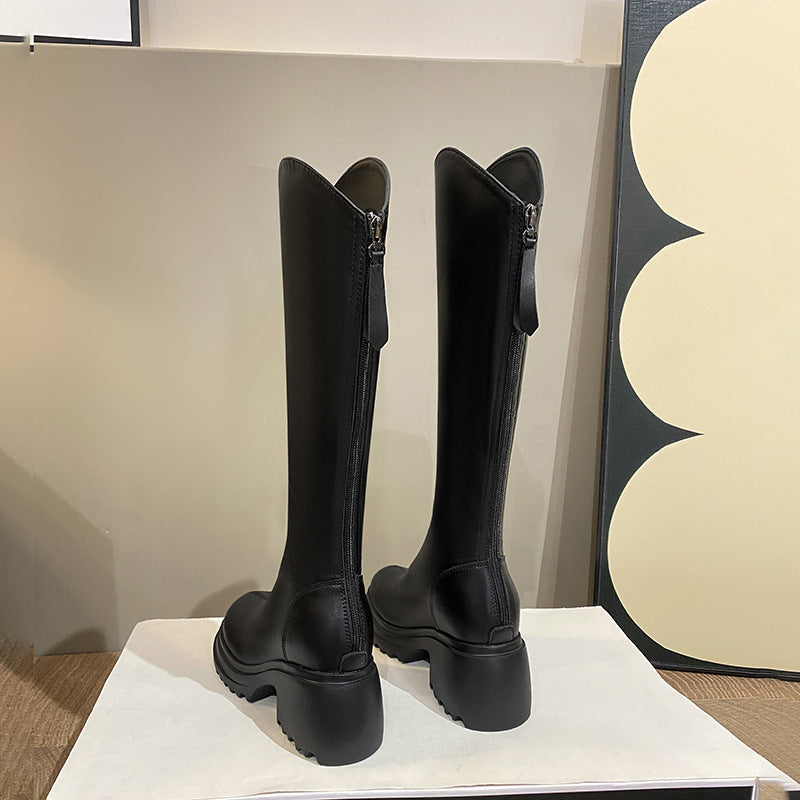 Small Man Veet Padded Slimming Platform Height Boots