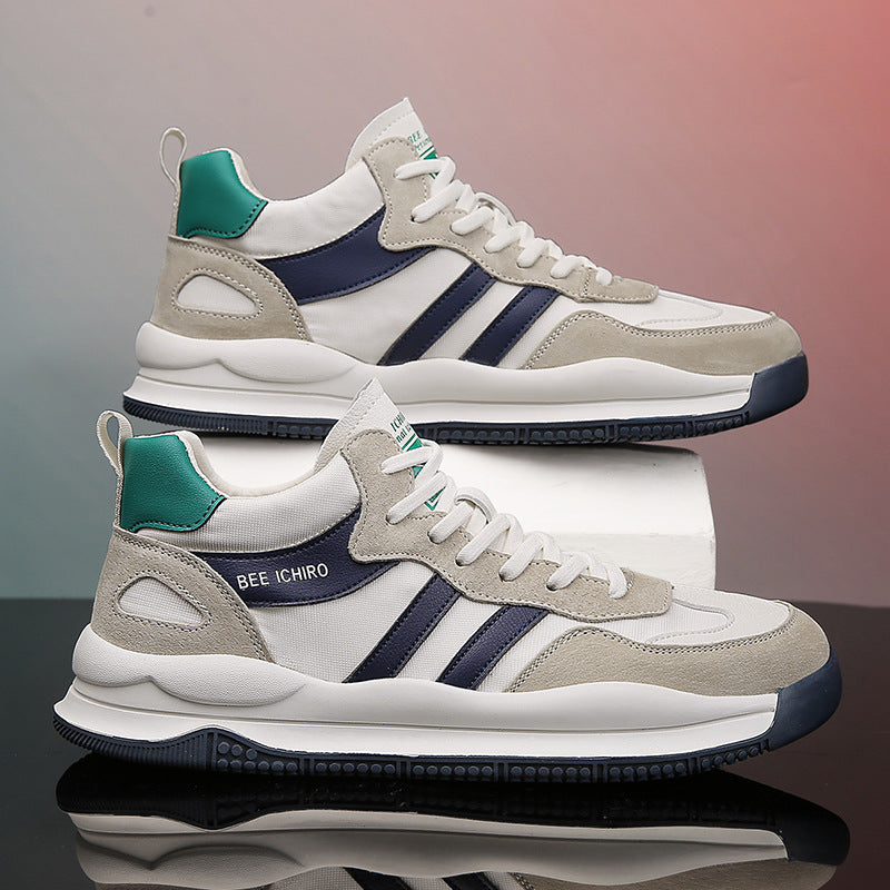 Men's Breathable Korean Style Sports Fashion Genuine Casual Shoes