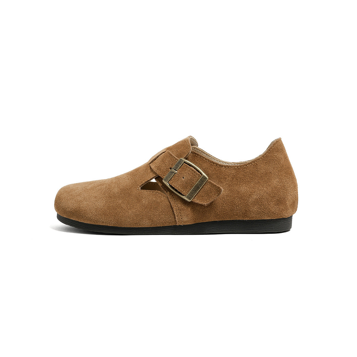 Women's Full Cowhide Retro With Two-step For Casual Shoes