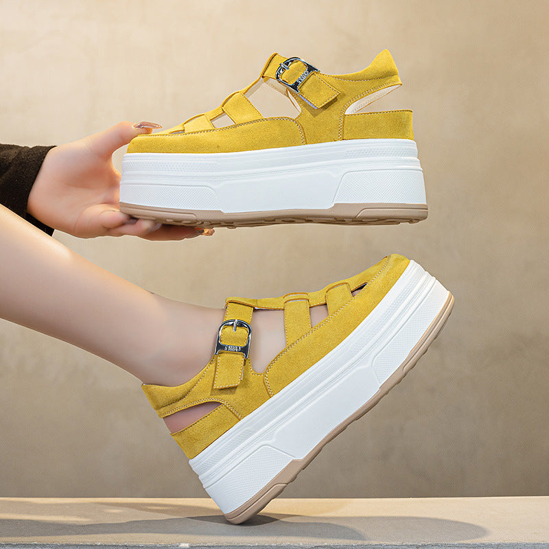Women's Summer Comfortable Platform Height Increasing Leisure Men's Shoes