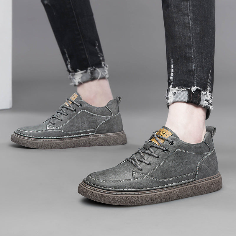 Men's Spring Winter Sports Green Black Fashion Sneakers