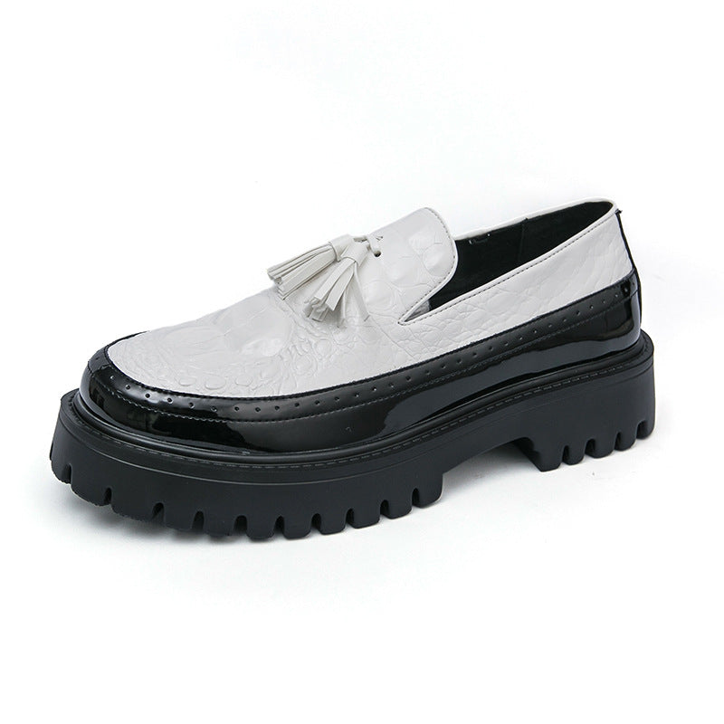 Men's Cover Foot Plus Size Formal Wear Platform Men's Business Leather Shoes