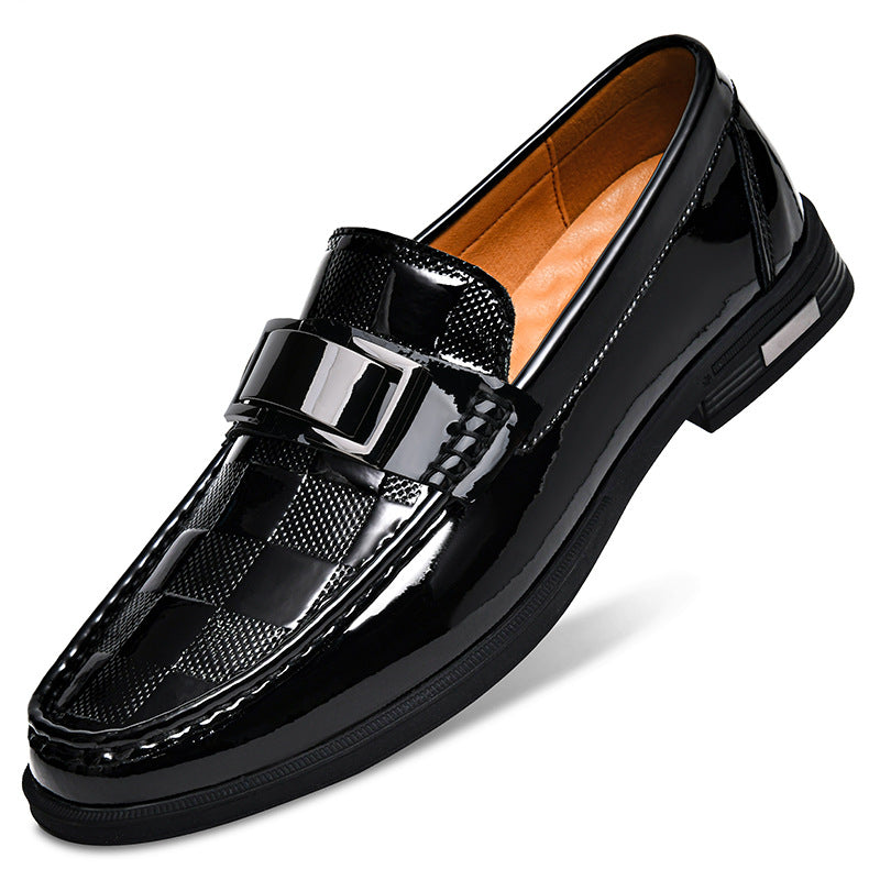Men's Cowhide Small Size Breathable Soft Bottom Plus Loafers