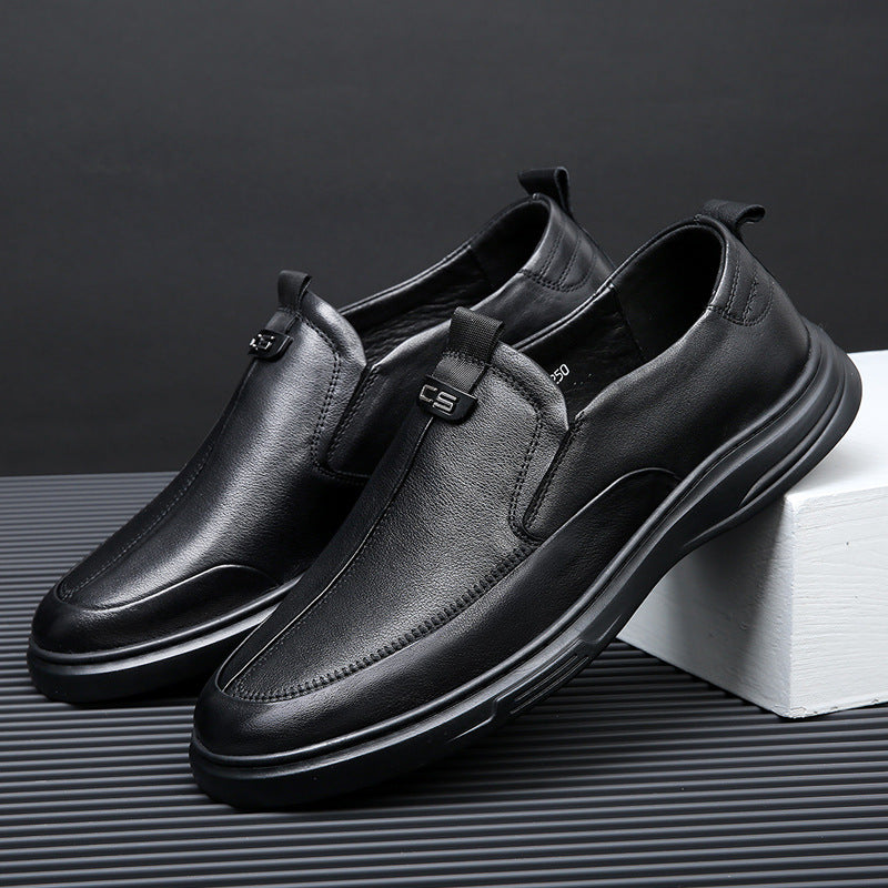 Top Layer Cowhide Soft Bottom Surface Loafers