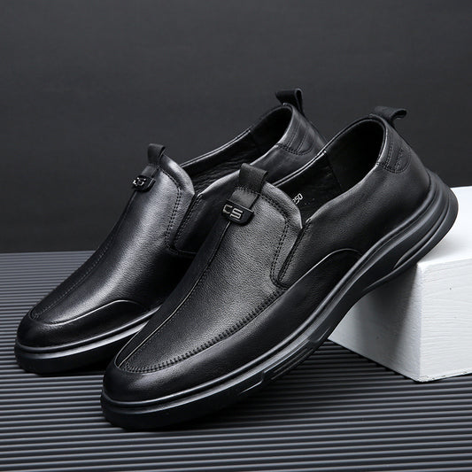 Top Layer Cowhide Soft Bottom Surface Loafers
