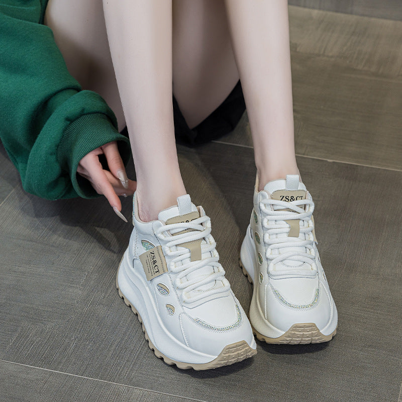 Women's Classic Popular Authentic Platform Sports Leather Shoes