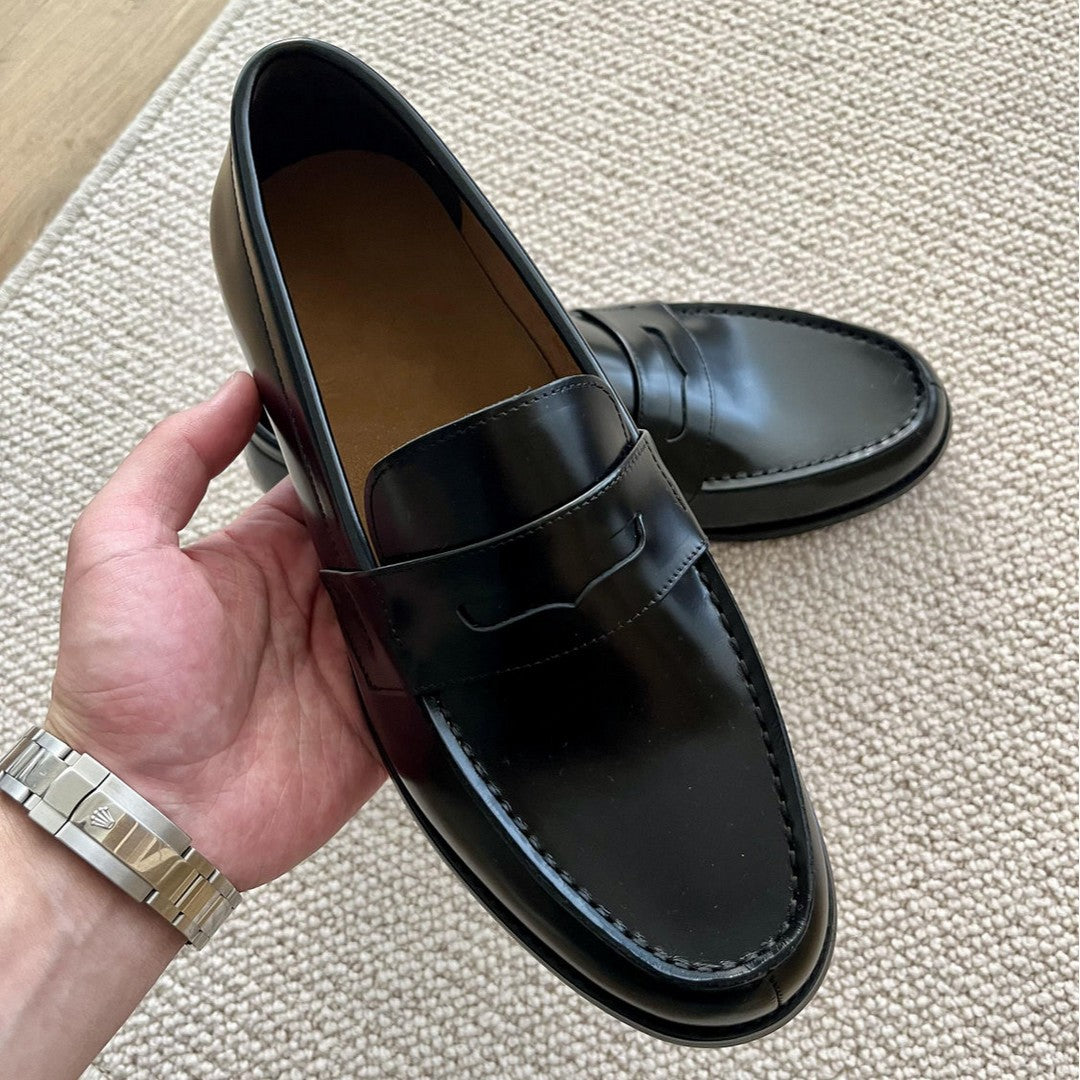 Men's Formal Business One Pedal Commuter Slip-on Platform Height Increasing Loafers