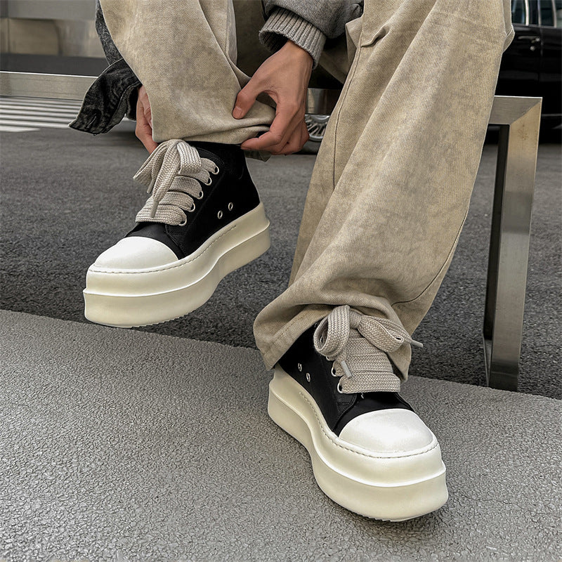 Men's Foundation American High Street Fashion Black Sneakers