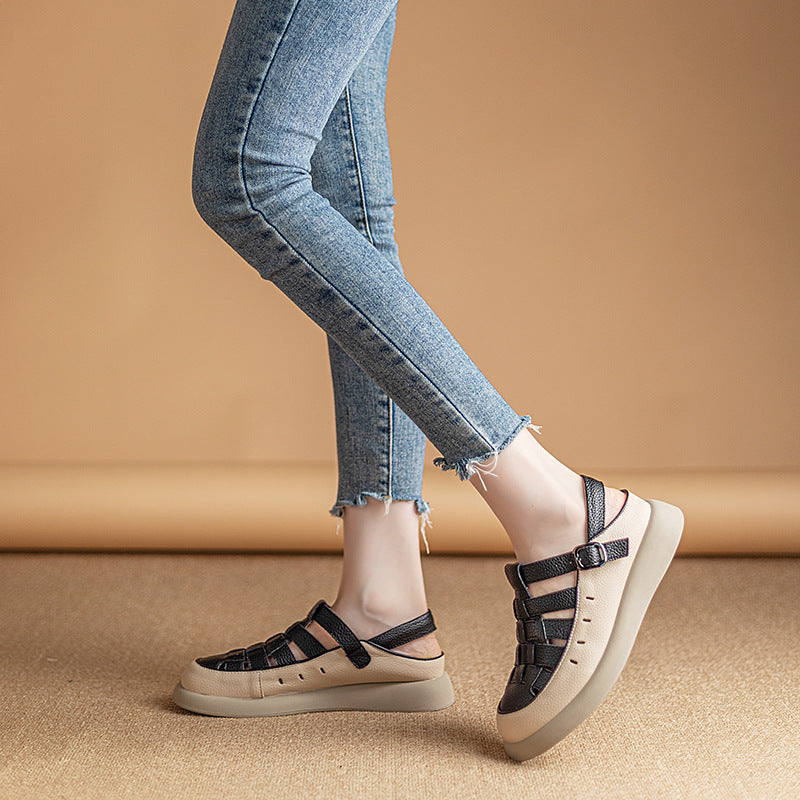 Women's Style Genuine Flat Lightweight Simple Fashion Sandals