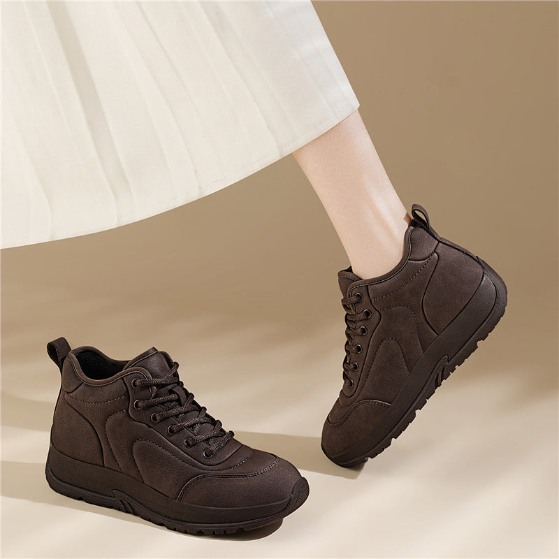 Soft Bottom Bread Portable Plus Veet Women's Casual Shoes