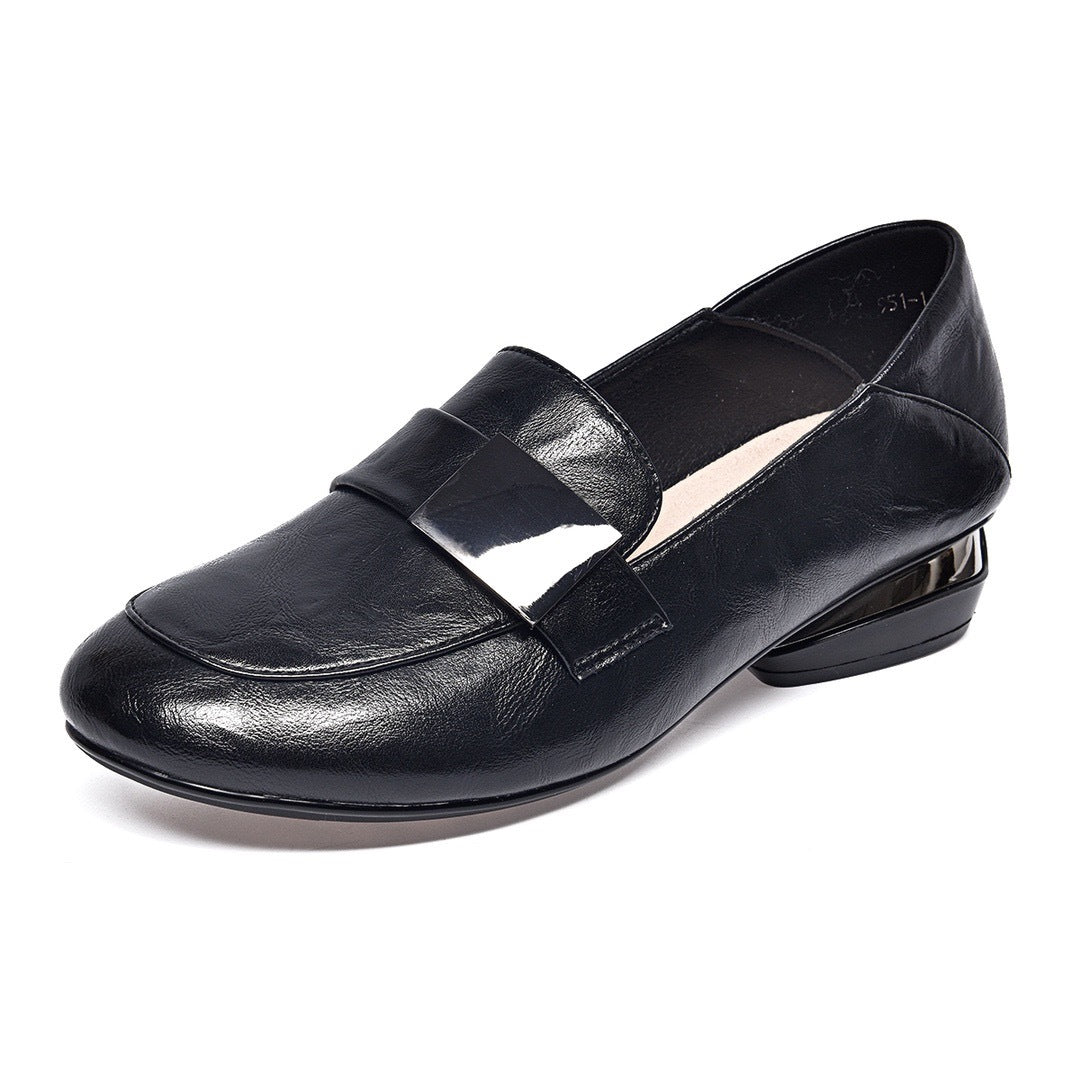 Women's Pumps Soft Spring Bottom Chunky Hand Women's Shoes