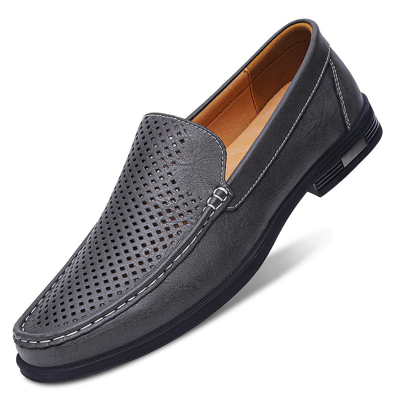 Men's Genuine Plus Size Soft Bottom Slip Loafers
