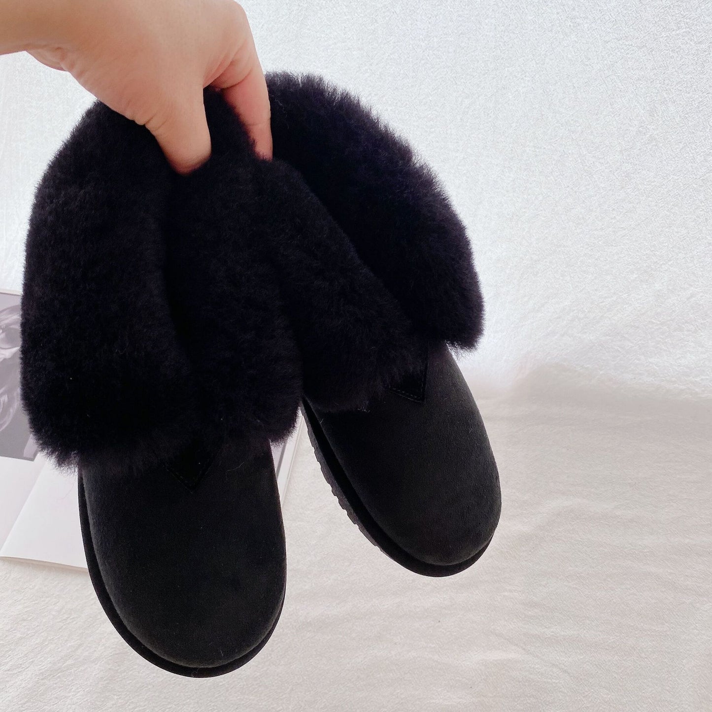 Women's Winter Fur Genuine Warm Female Fashion Snow Boots