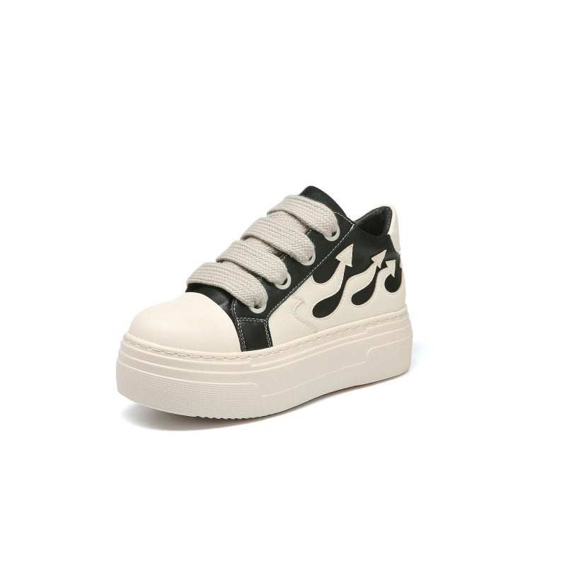 Women's Thick Shoelaces Special Multicolor Trendy Plus Casual Shoes